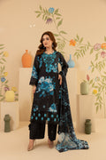3 PIECE - UNSTITCHED EMBROIDERED LAWN SUIT