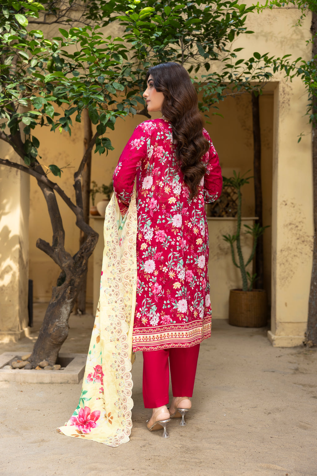 BIN NAEEM Royal Embroidery Vol-01 | 3 Piece Unstitched Cambric Suit