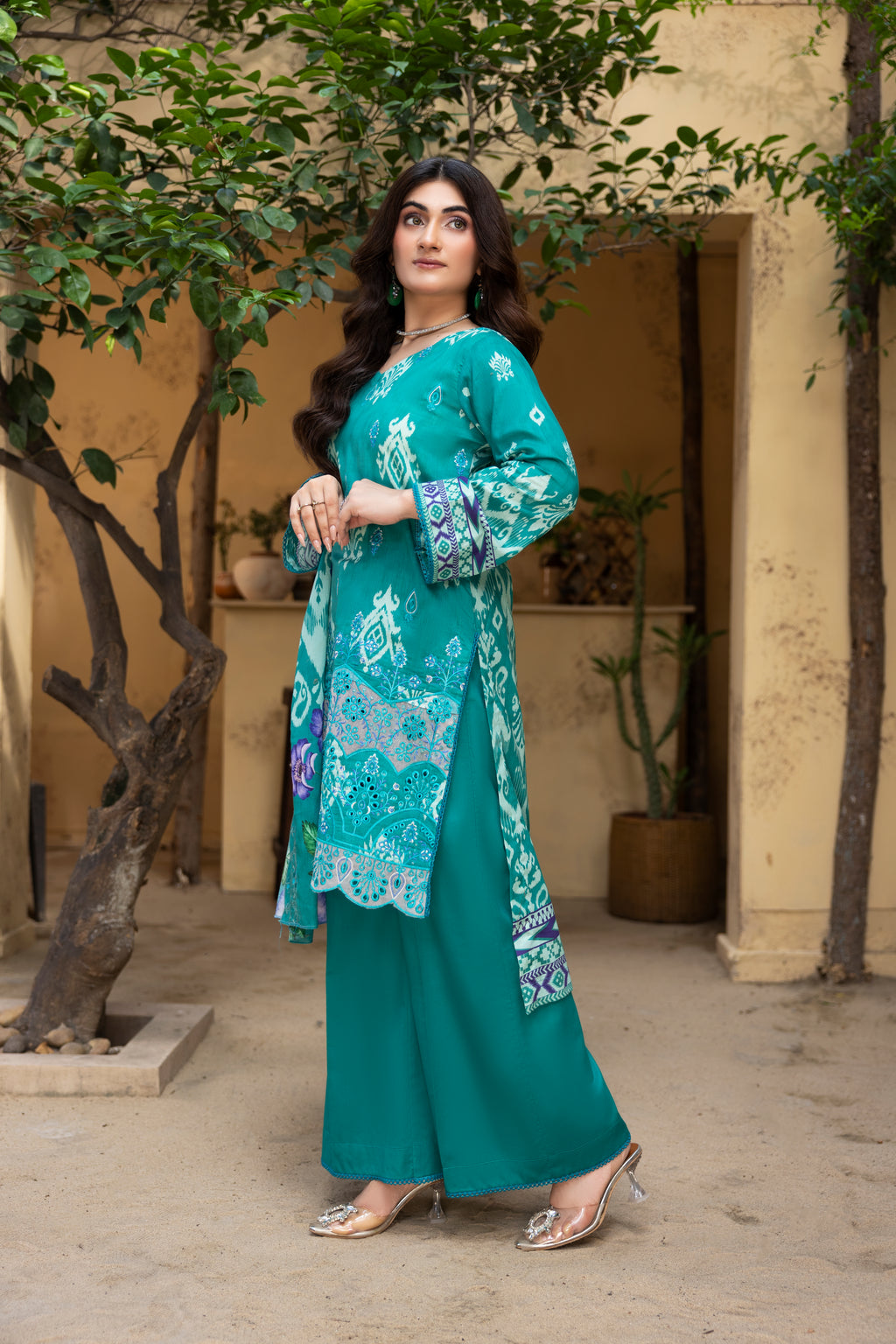 BIN NAEEM Royal Embroidery Vol-01 | 3 Piece Unstitched Cambric Suit