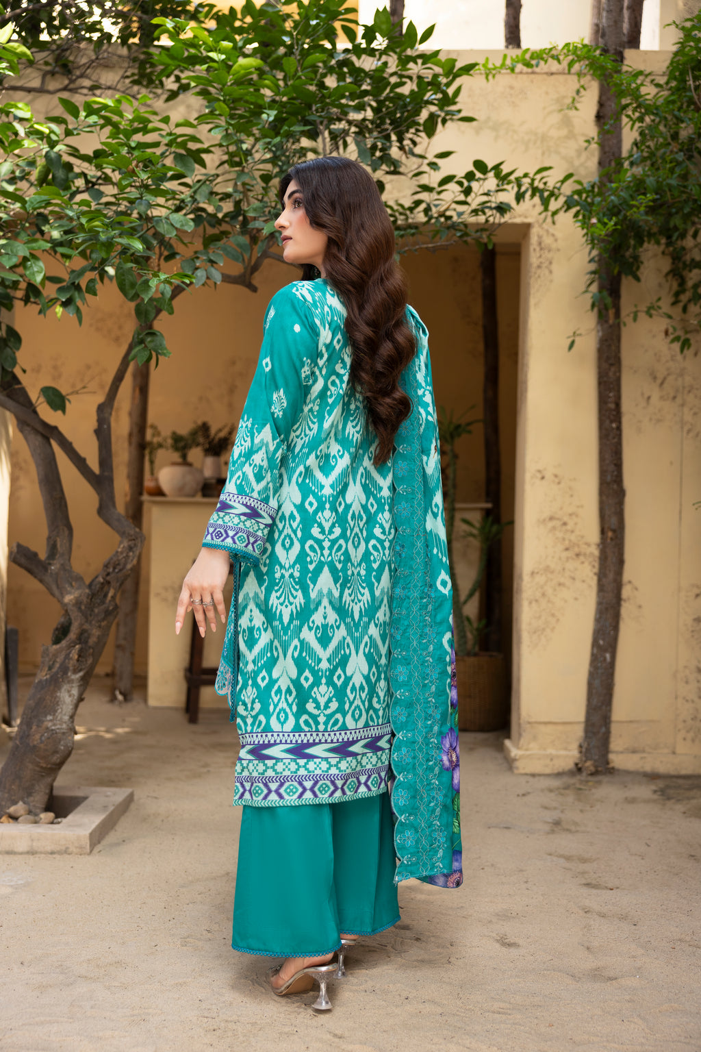 BIN NAEEM Royal Embroidery Vol-01 | 3 Piece Unstitched Cambric Suit