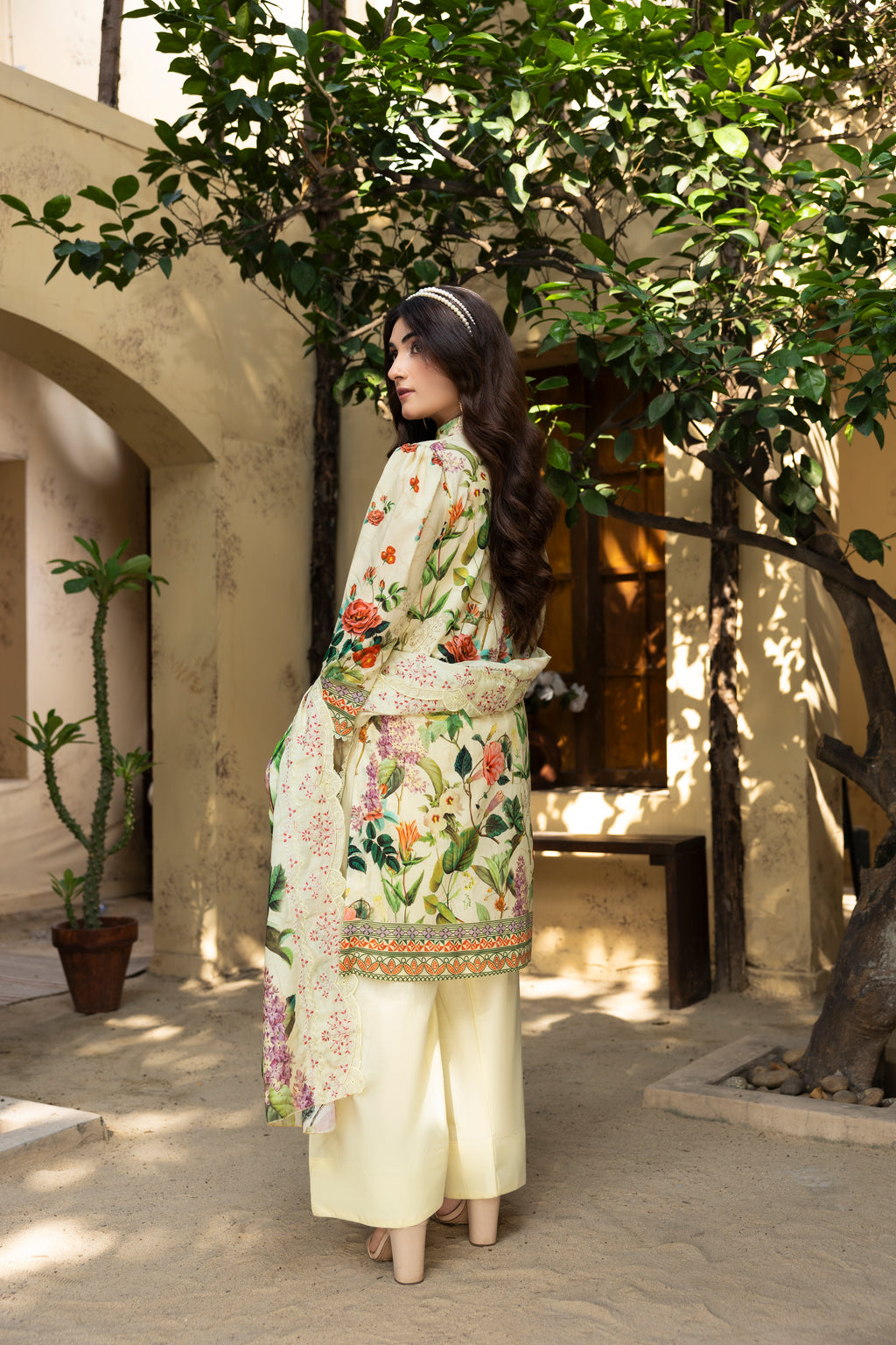 BIN NAEEM Royal Embroidery Vol-01 | 3 Piece Unstitched Cambric Suit