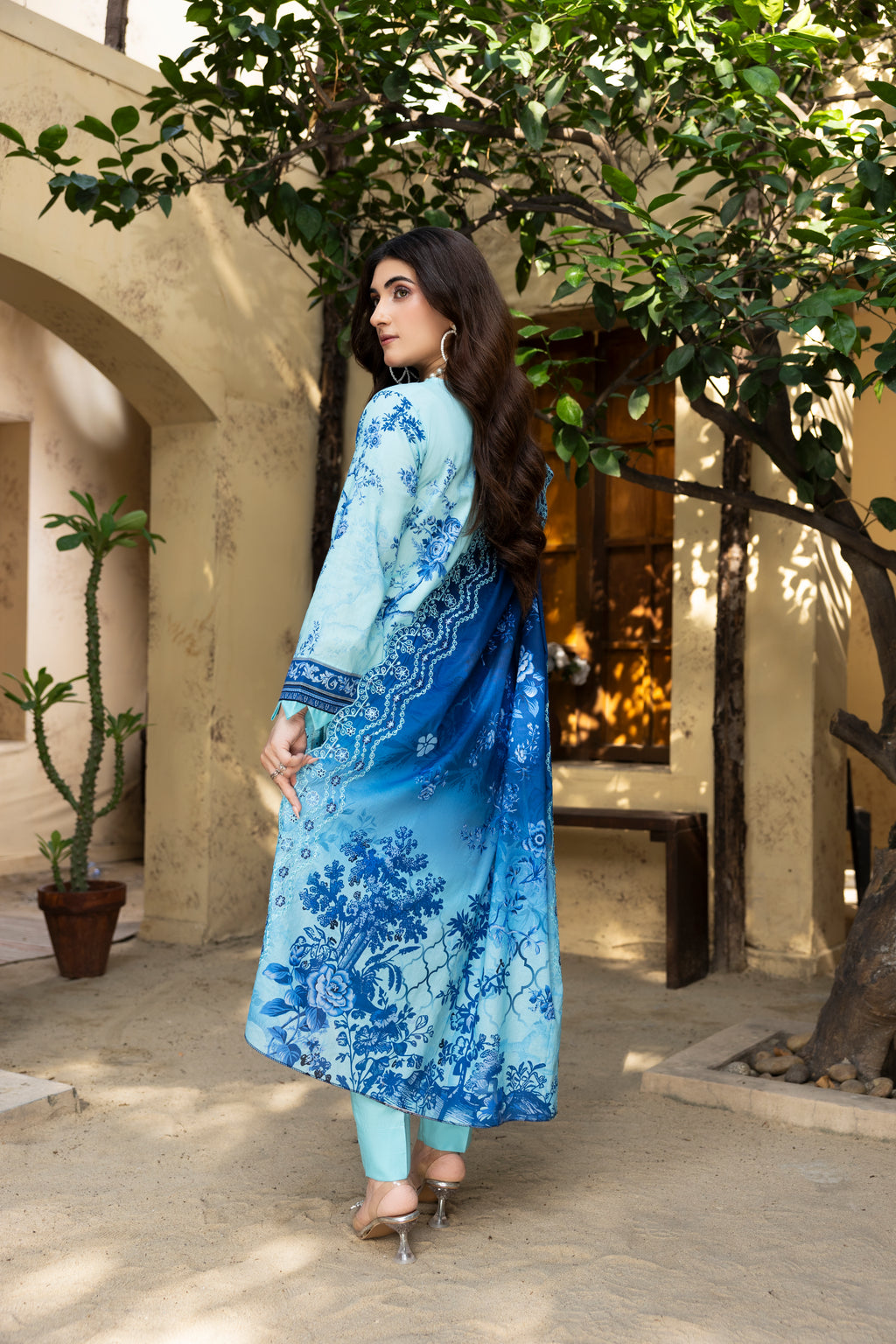 BIN NAEEM Royal Embroidery Vol-01 | 3 Piece Unstitched Cambric Suit