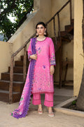 BIN NAEEM Royal Embroidery Vol-01 | 3 Piece Unstitched Cambric Suit