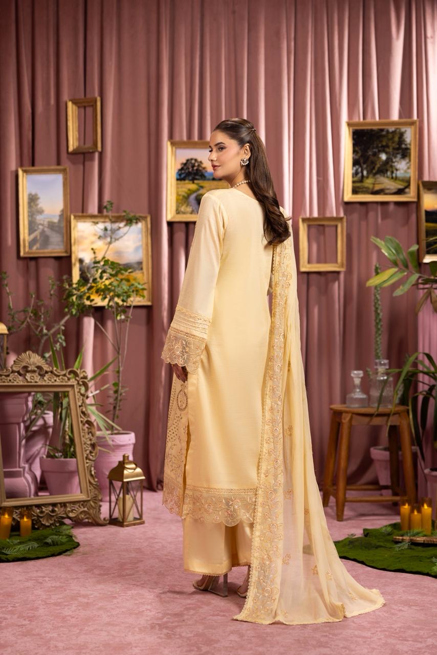 3 PIECE - EMBROIDERED LAWN SUIT