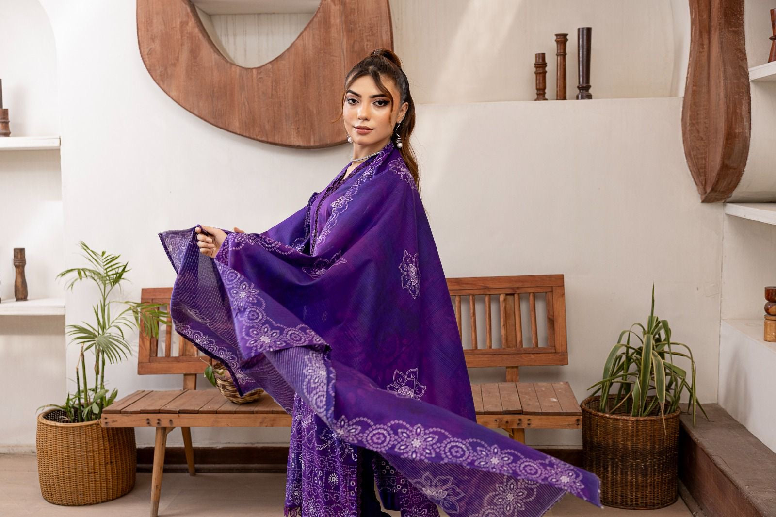 3 PIECE - EMBROIDERED LAWN SUIT
