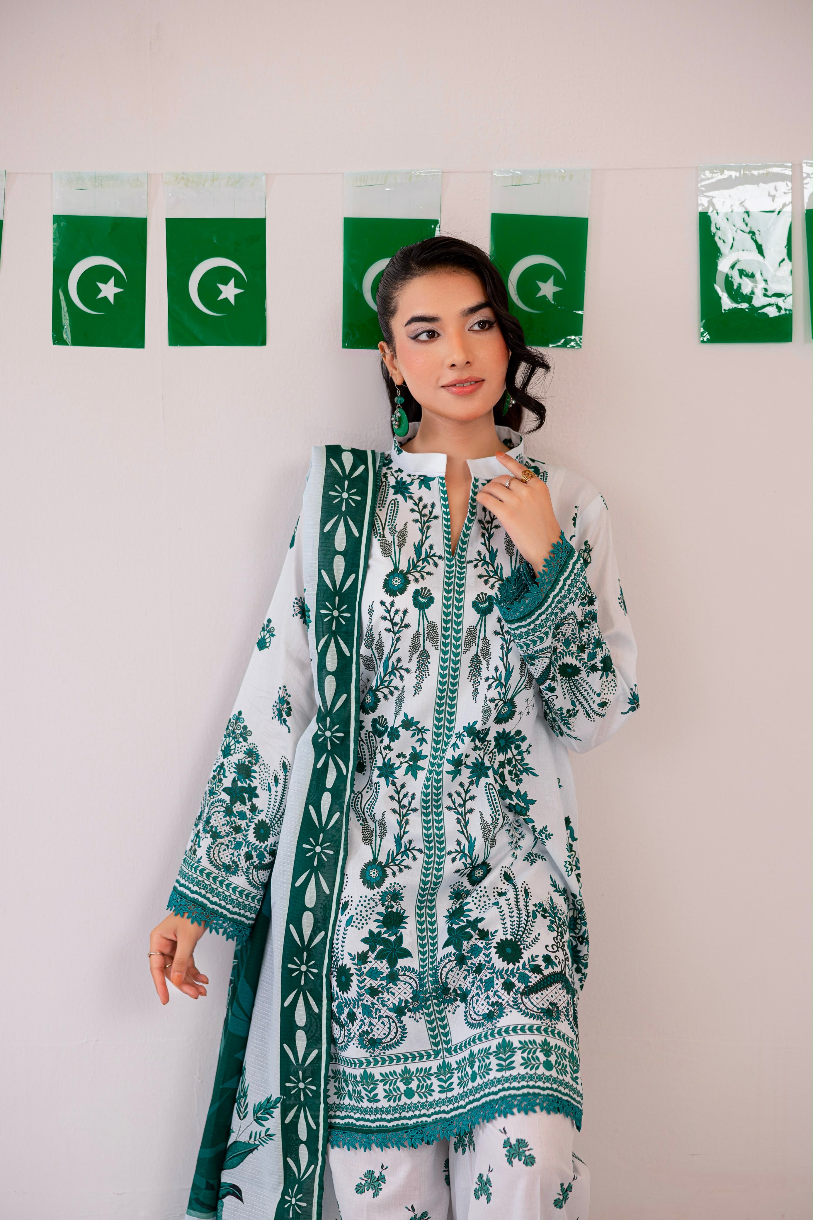 3 PIECE - PRINT LAWN SUIT