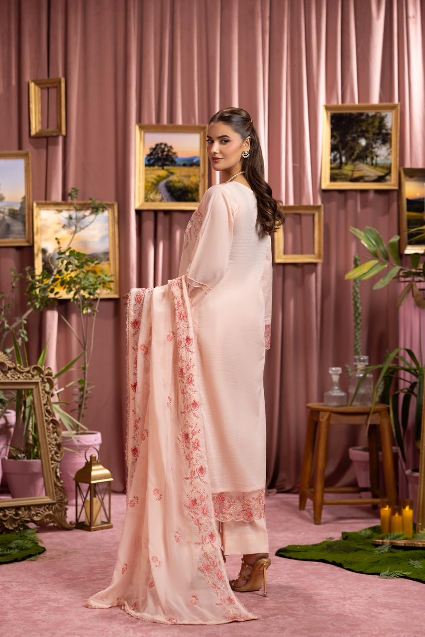 3 PIECE - EMBROIDERED LAWN SUIT