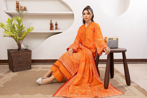 3 PIECE -  Printed LAWN SUIT