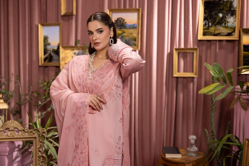 3 PIECE - EMBROIDERED LAWN SUIT