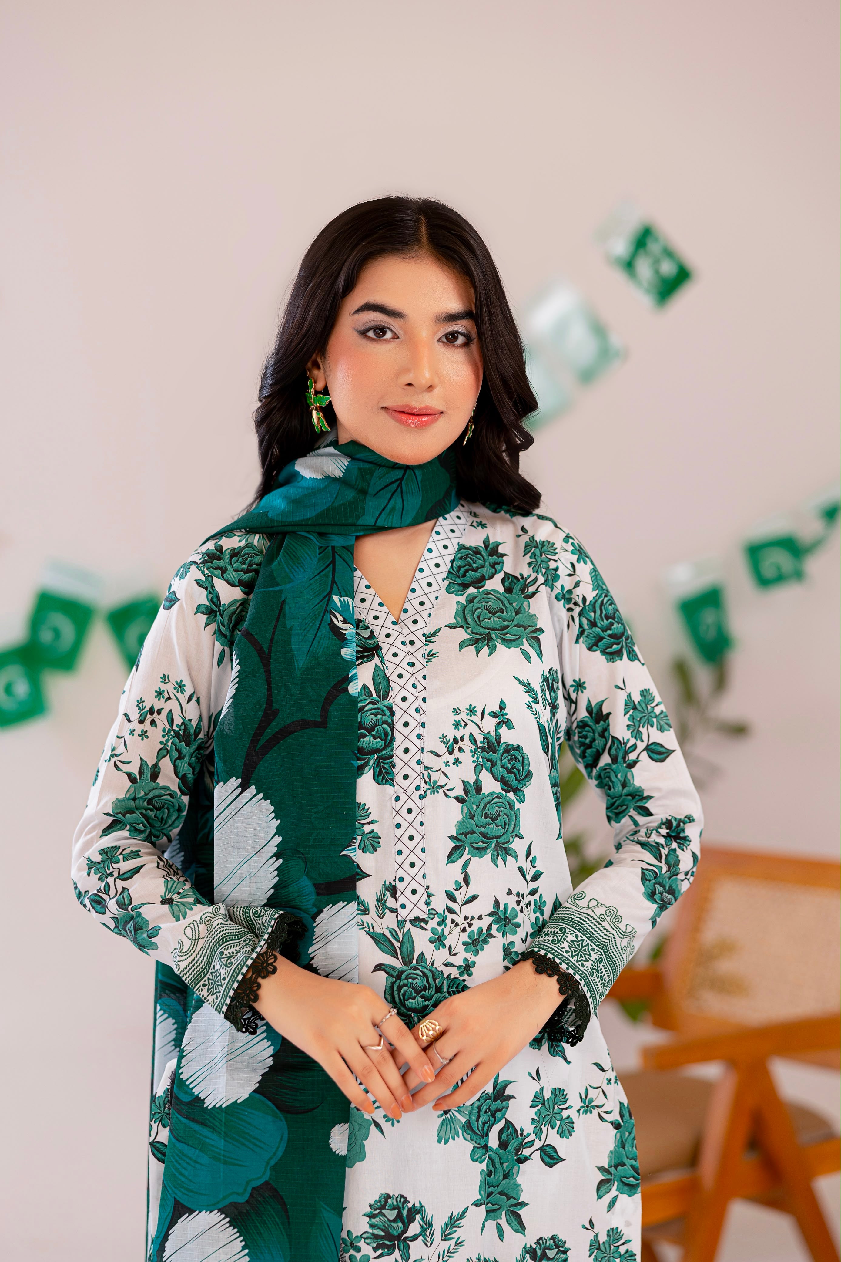 3 PIECE - PRINT LAWN SUIT