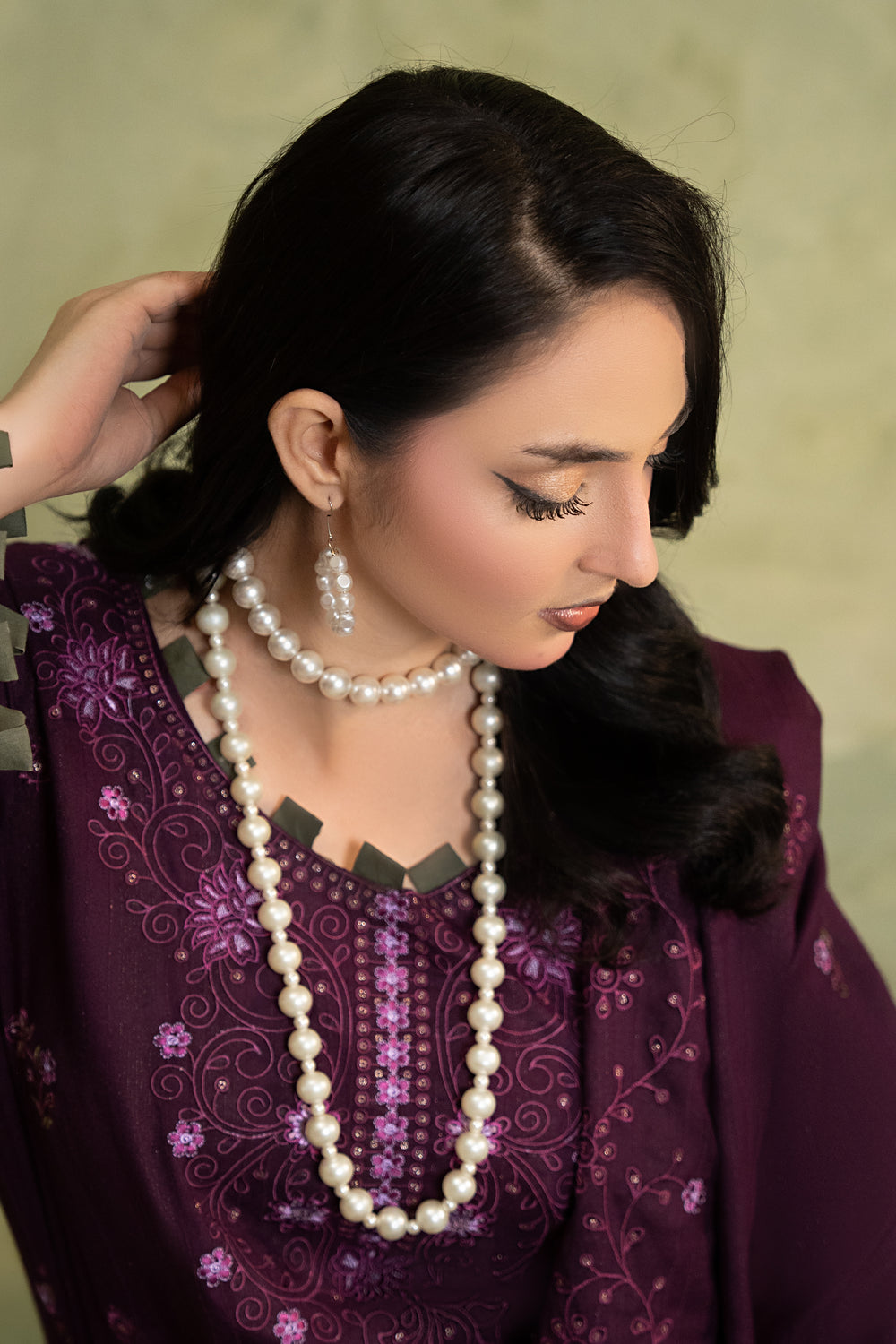SHEEN LUXE 3PC EMBROIDERED WITH READY TO WEAR DUPATTA