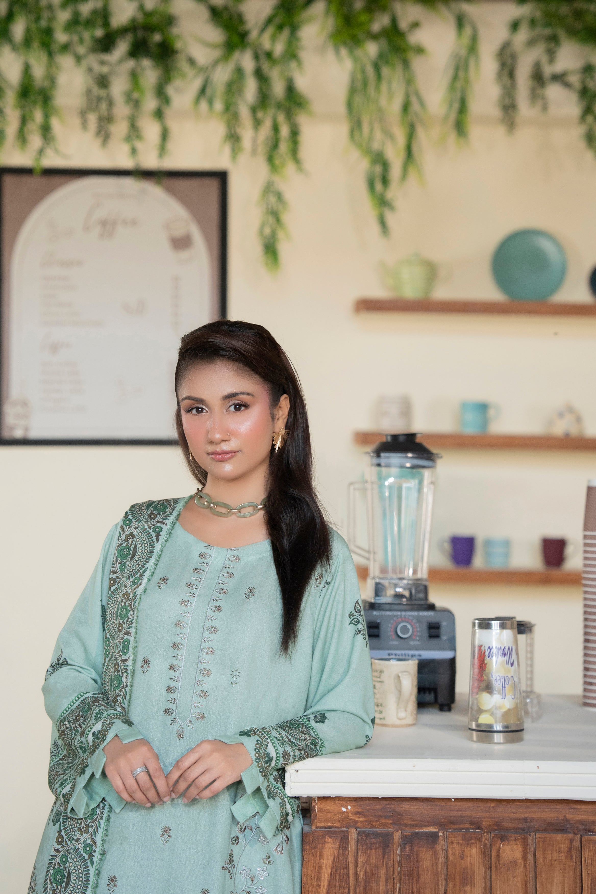 AZURA Karandi Embroidery Vol-04 | 3 Piece Unstitched Karandi Suit