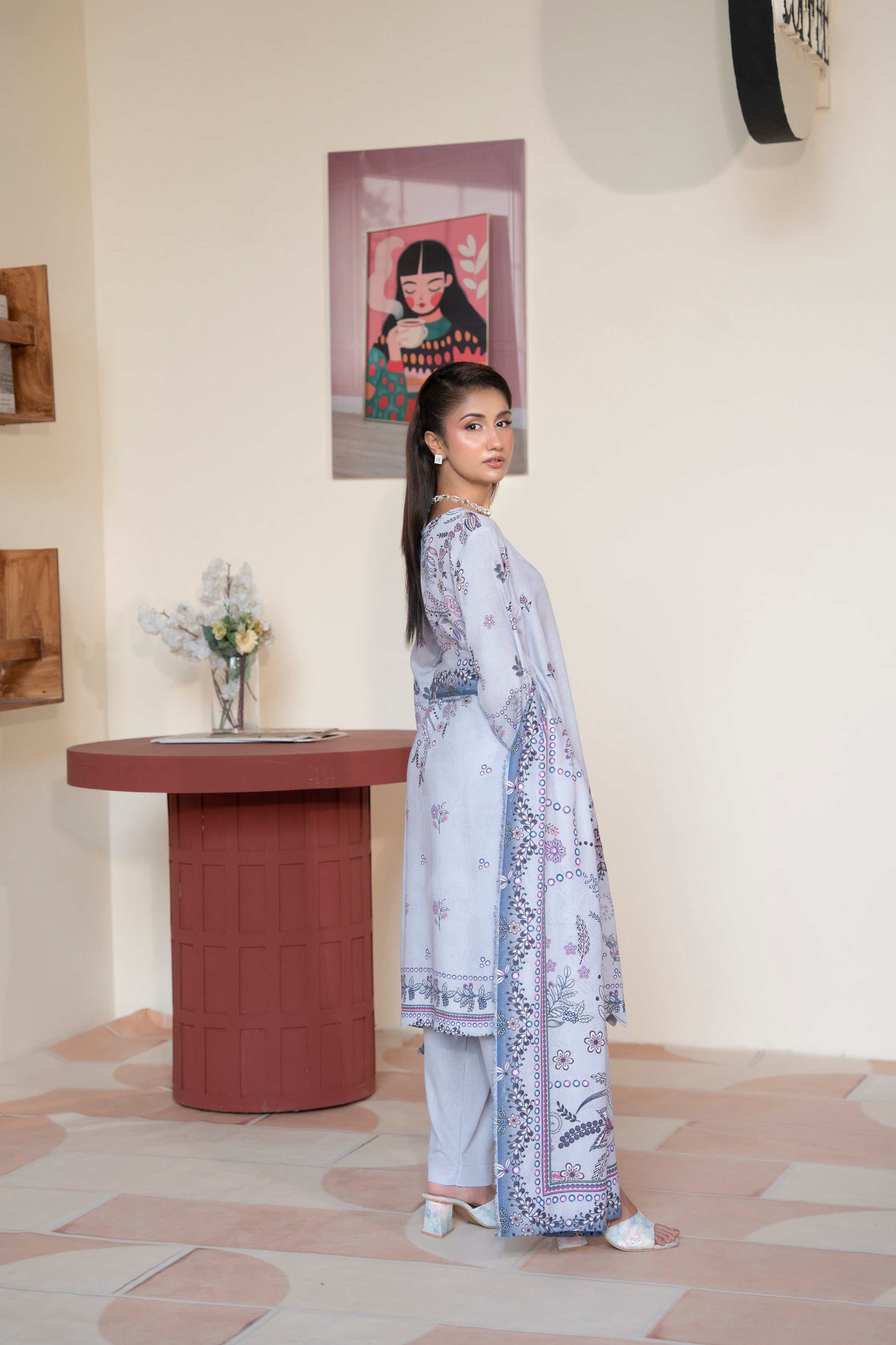 AZURA Karandi Embroidery Vol-04 | 3 Piece Unstitched Karandi Suit