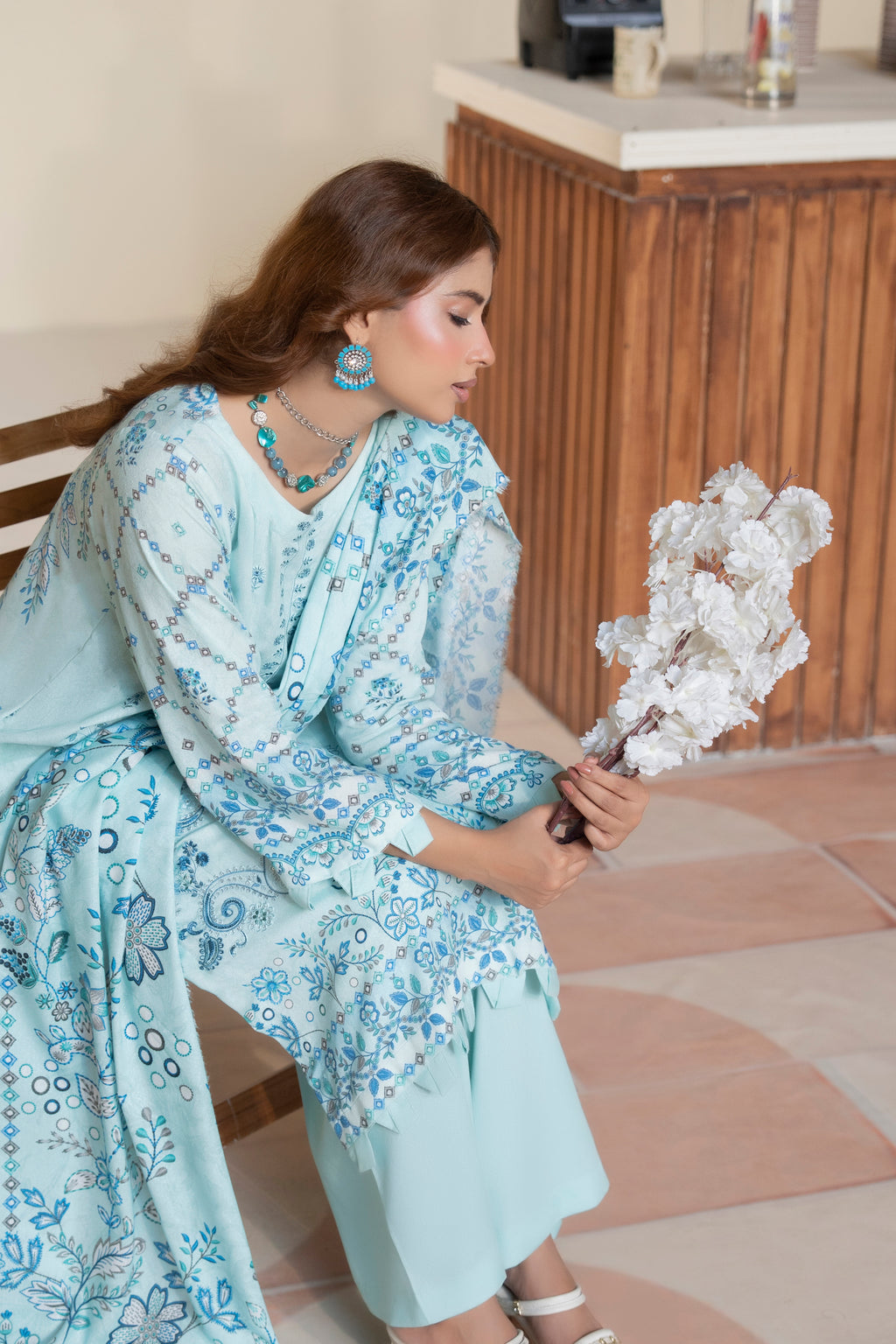 AZURA Karandi Embroidery Vol-04 | 3 Piece Unstitched Karandi Suit