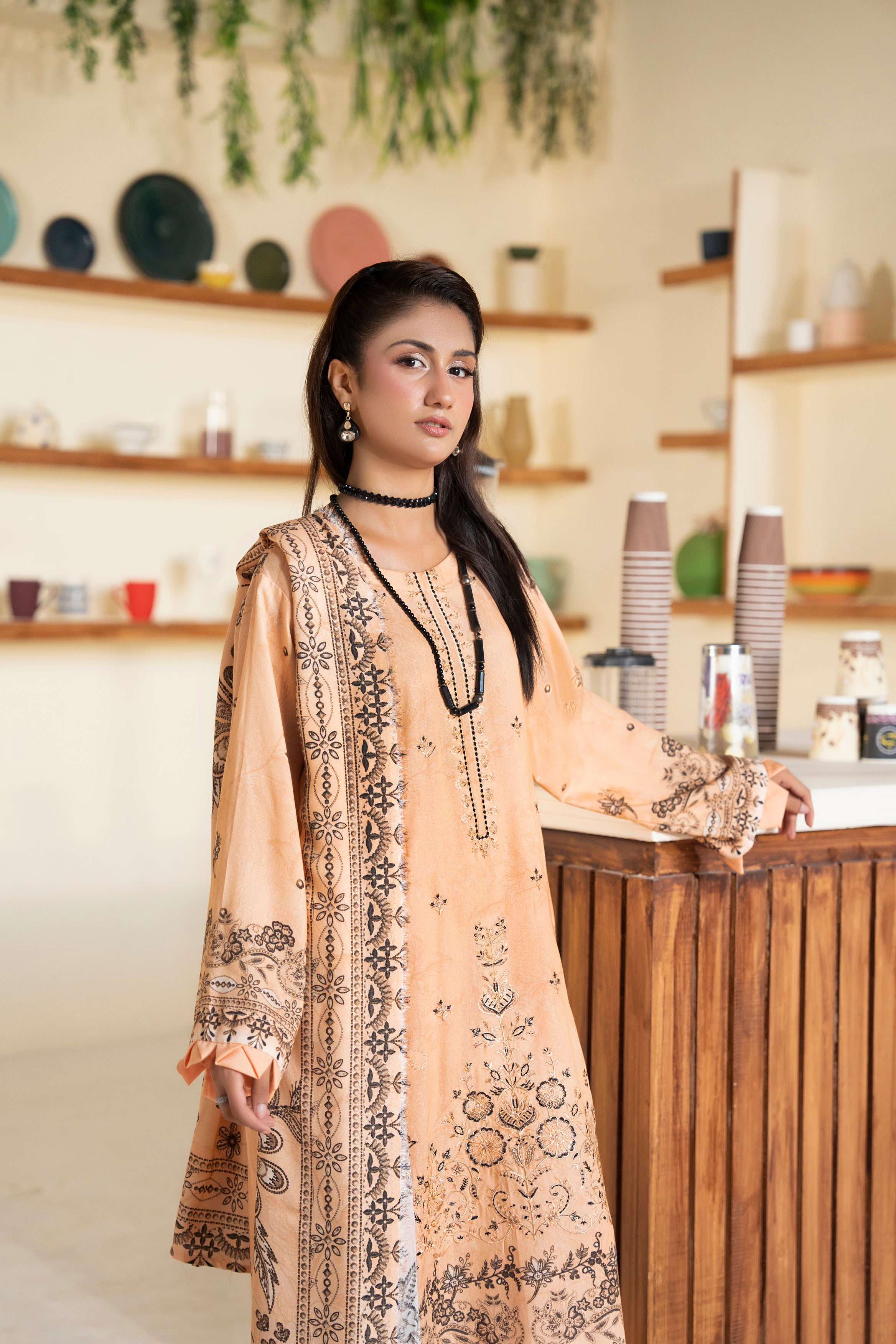 AZURA Karandi Embroidery Vol-04 | 3 Piece Unstitched Karandi Suit