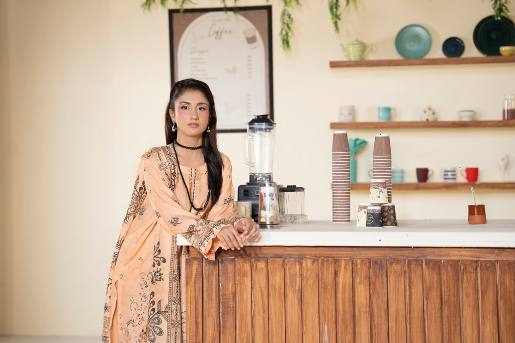 AZURA Karandi Embroidery Vol-04 | 3 Piece Unstitched Karandi Suit