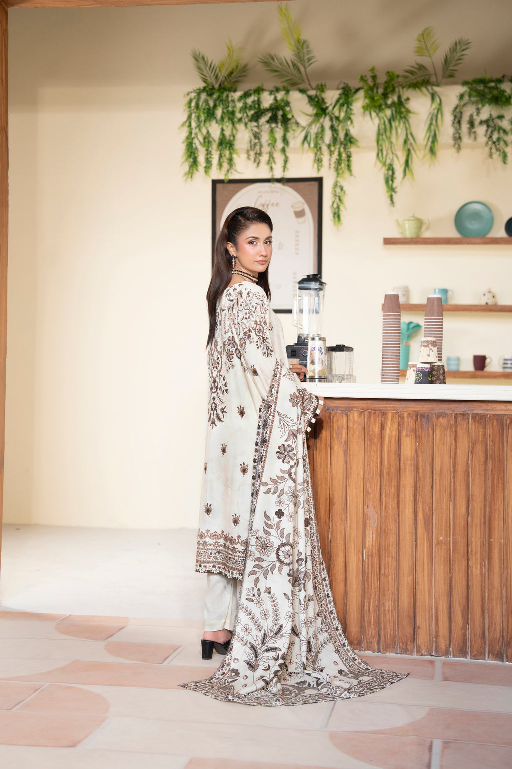 AZURA Karandi Embroidery Vol-04 | 3 Piece Unstitched Karandi Suit