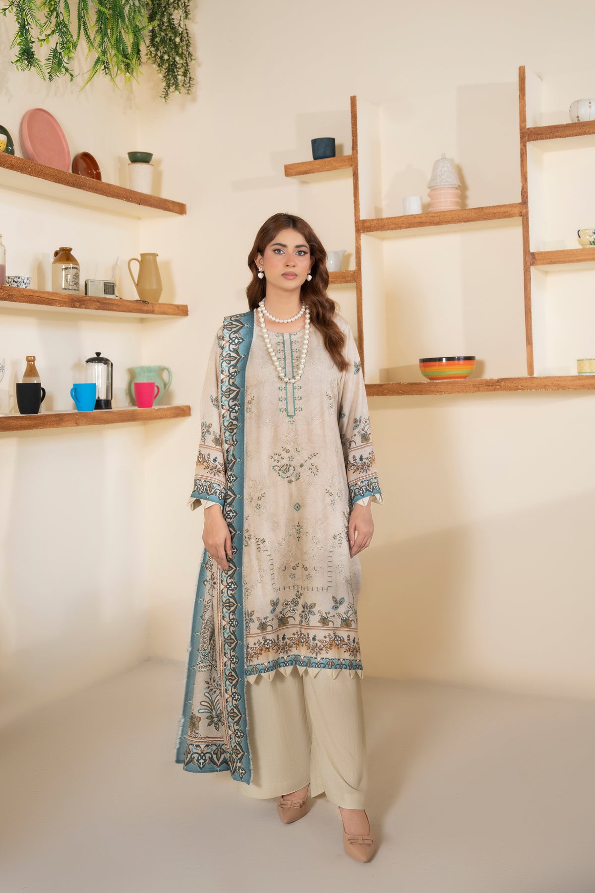 AZURA Karandi Embroidery Vol-04 | 3 Piece Unstitched Karandi Suit