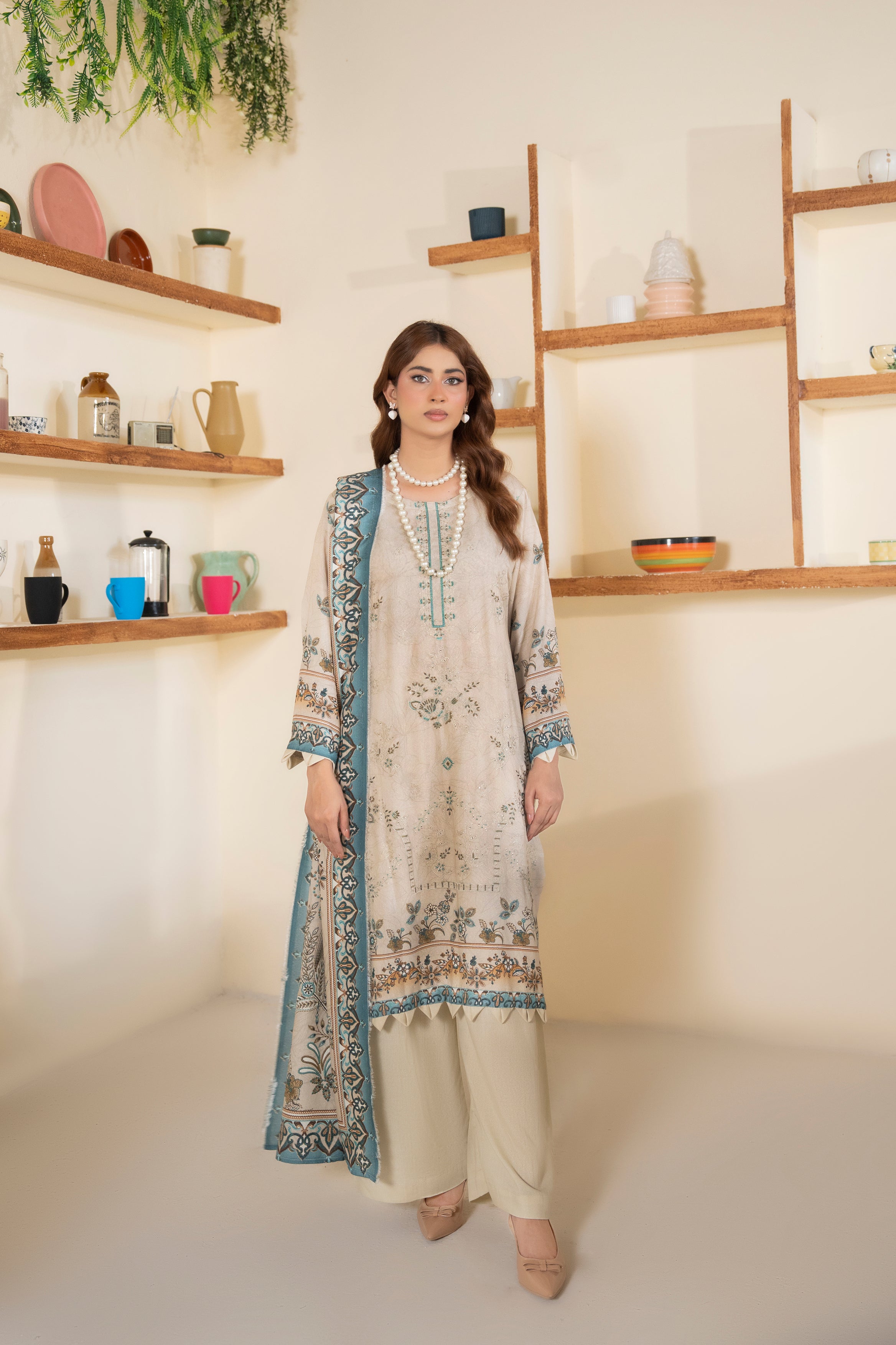 AZURA Karandi Embroidery Vol-04 | 3 Piece Unstitched Karandi Suit