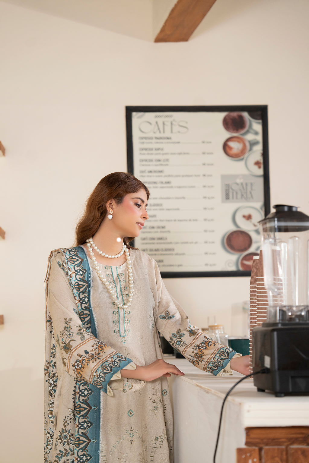 AZURA Karandi Embroidery Vol-04 | 3 Piece Unstitched Karandi Suit