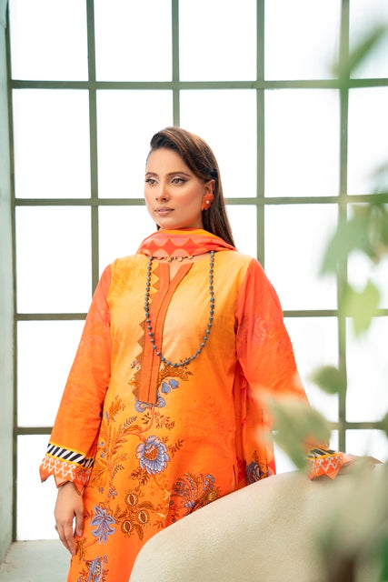3 PIECE - PRINTED LAWN SUIT