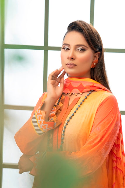 3 PIECE - PRINTED LAWN SUIT