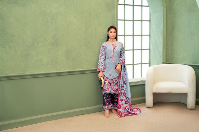 3 PIECE - PRINTED LAWN SUIT