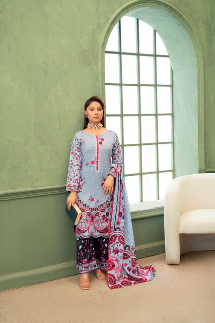 3 PIECE - PRINTED LAWN SUIT