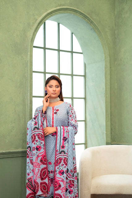 3 PIECE - PRINTED LAWN SUIT