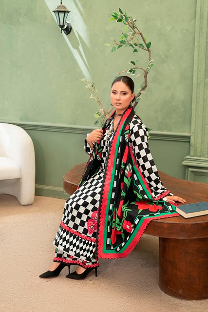 3 PIECE - PRINTED LAWN SUIT