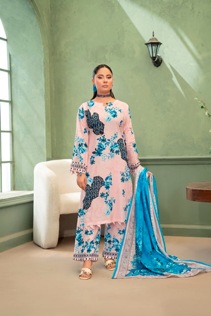 3 PIECE - PRINTED LAWN SUIT
