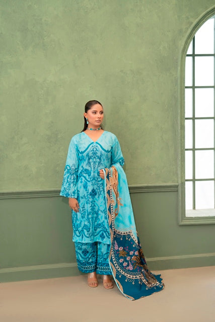 3 PIECE - PRINTED LAWN SUIT