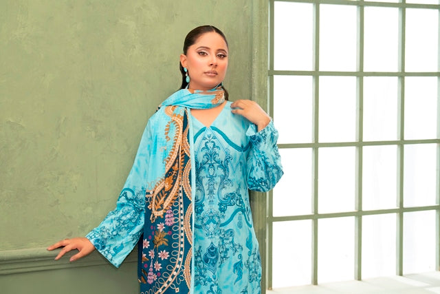 3 PIECE - PRINTED LAWN SUIT