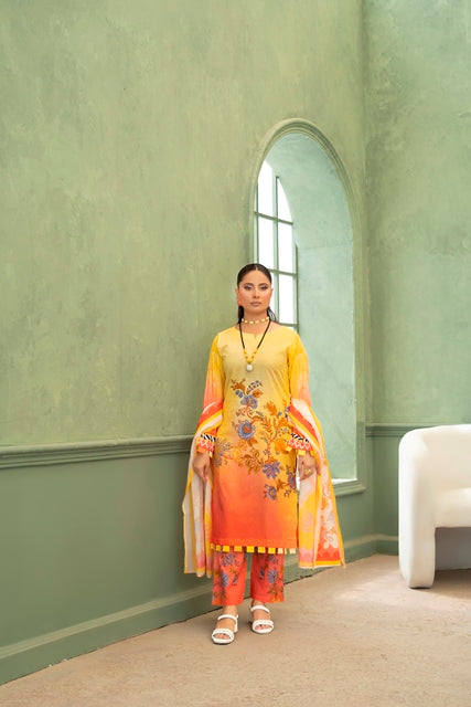 3 PIECE - PRINTED LAWN SUIT