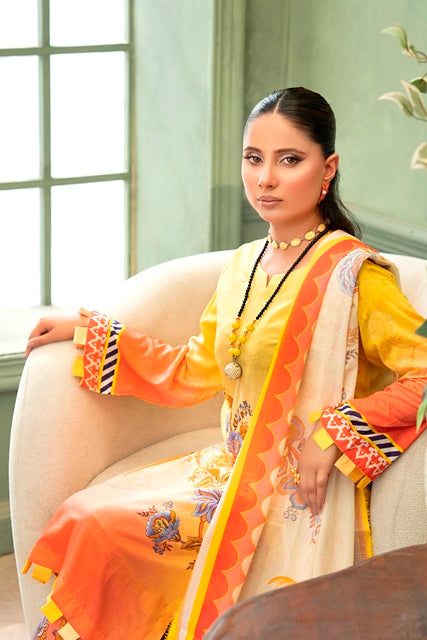 3 PIECE - PRINTED LAWN SUIT