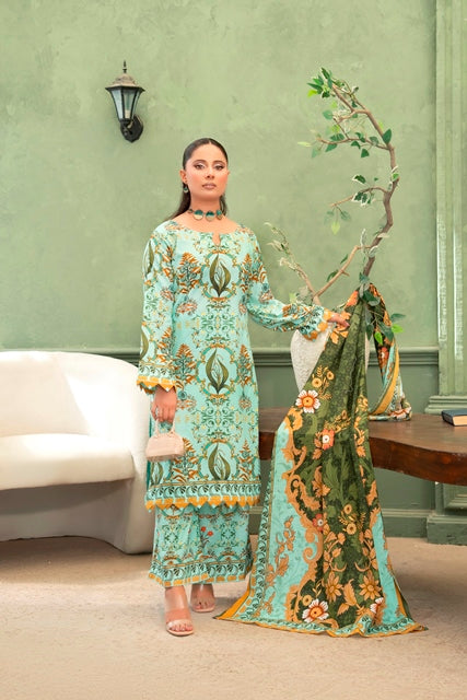 3 PIECE - PRINTED LAWN SUIT
