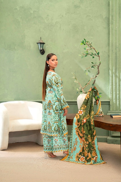 3 PIECE - PRINTED LAWN SUIT