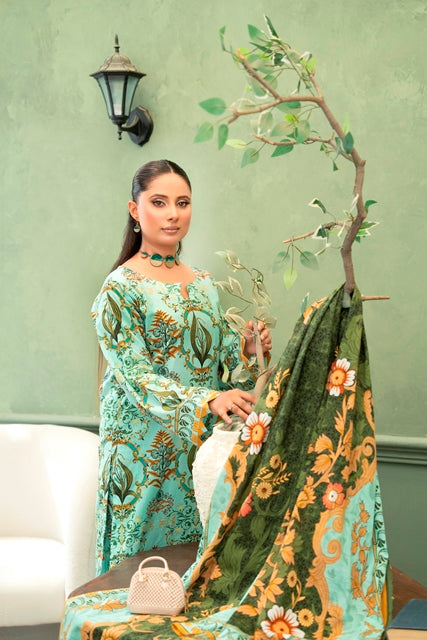 3 PIECE - PRINTED LAWN SUIT