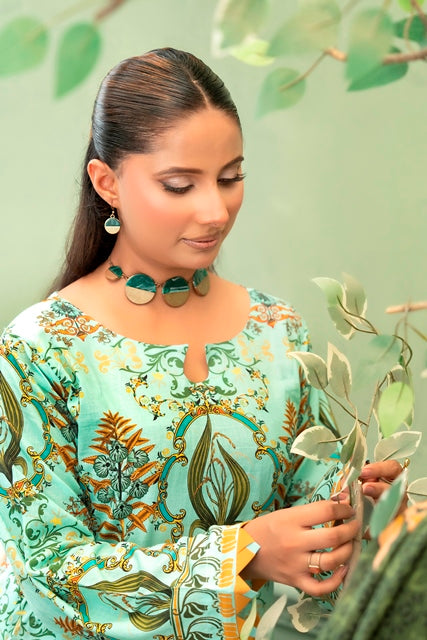 3 PIECE - PRINTED LAWN SUIT