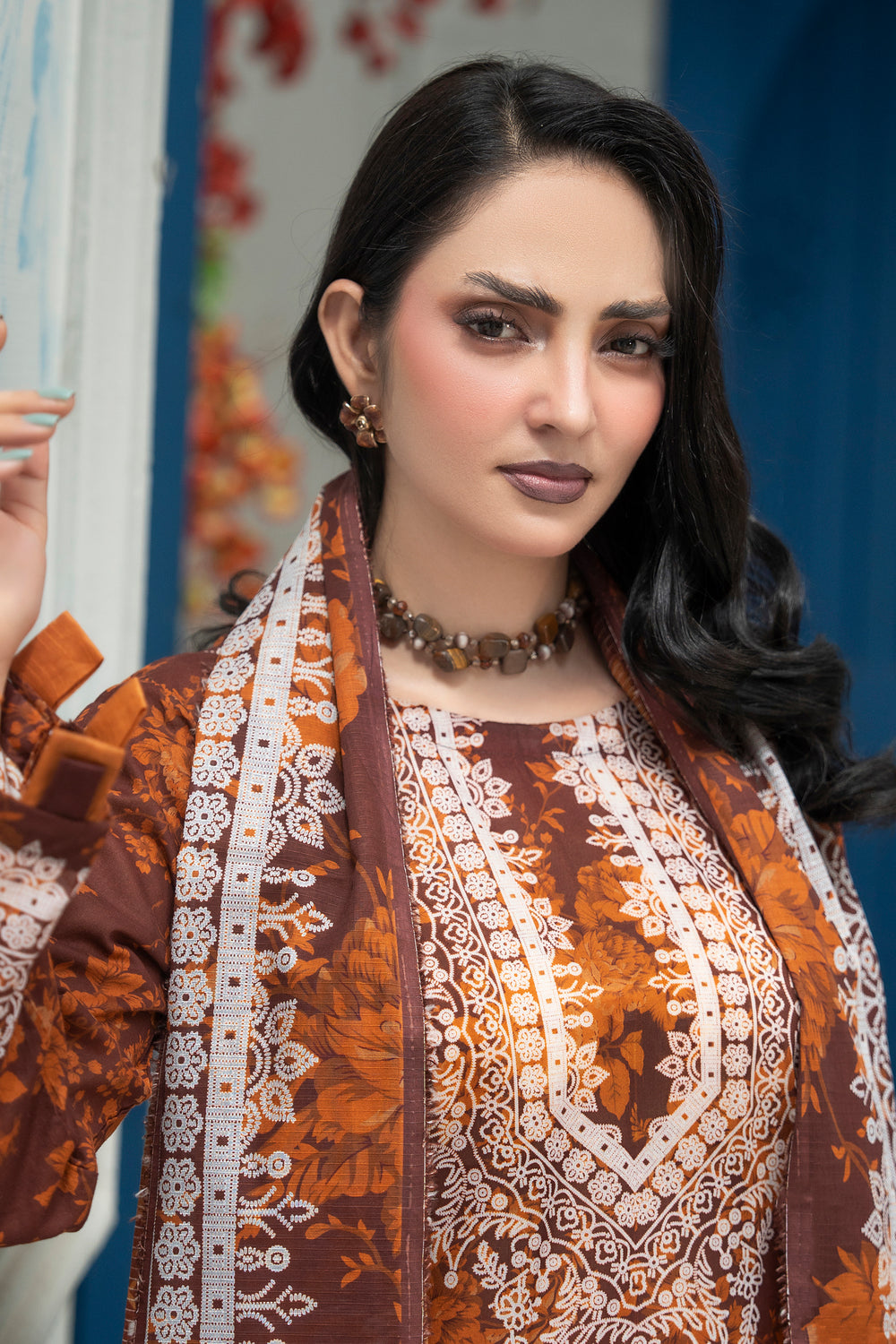 Bin Naeem Platinum Vol-69 Article 01 | 3 Piece Unstitched Lawn Suit