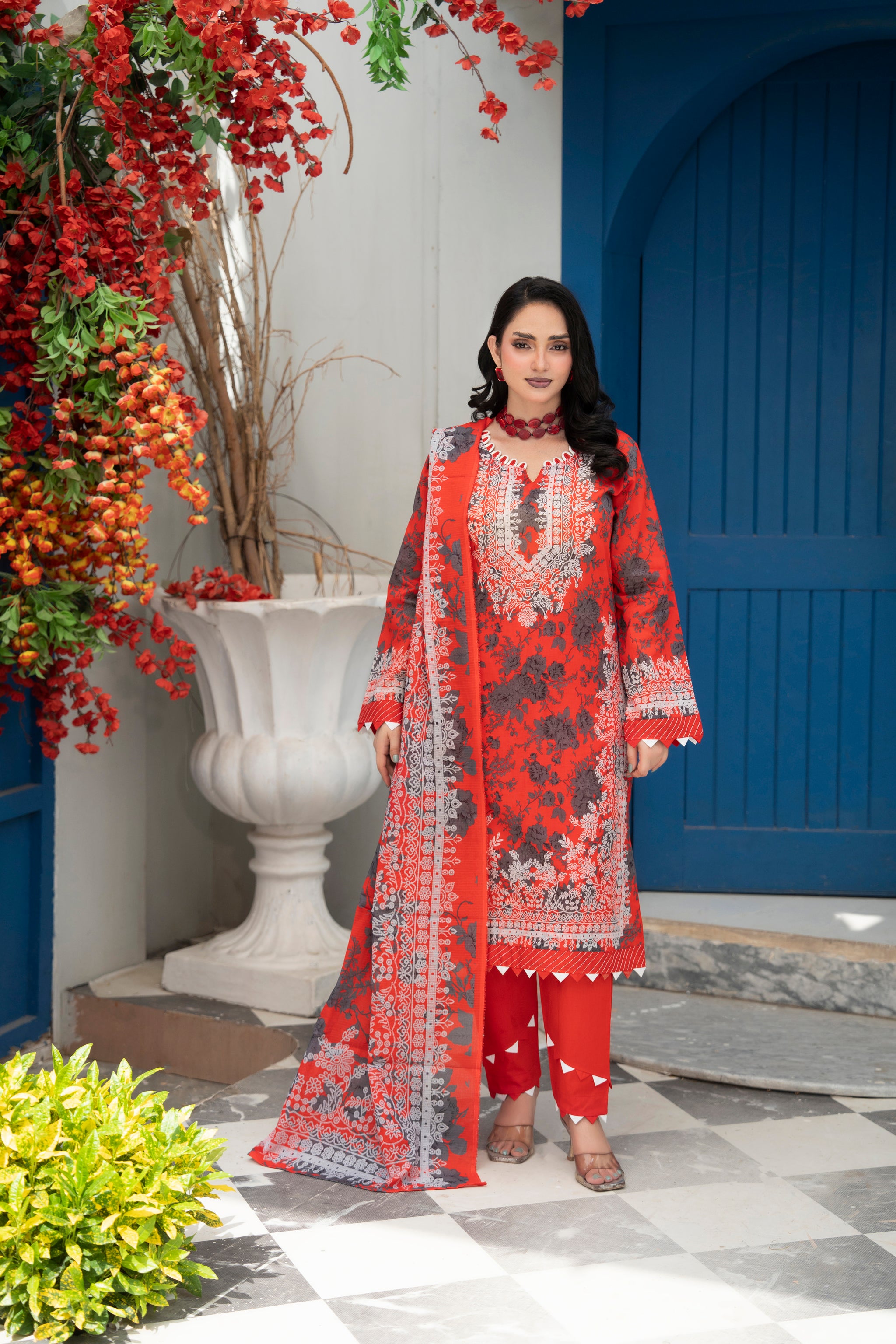 Bin Naeem Platinum Vol-69 Article 03 | 3 Piece Unstitched Lawn Suit