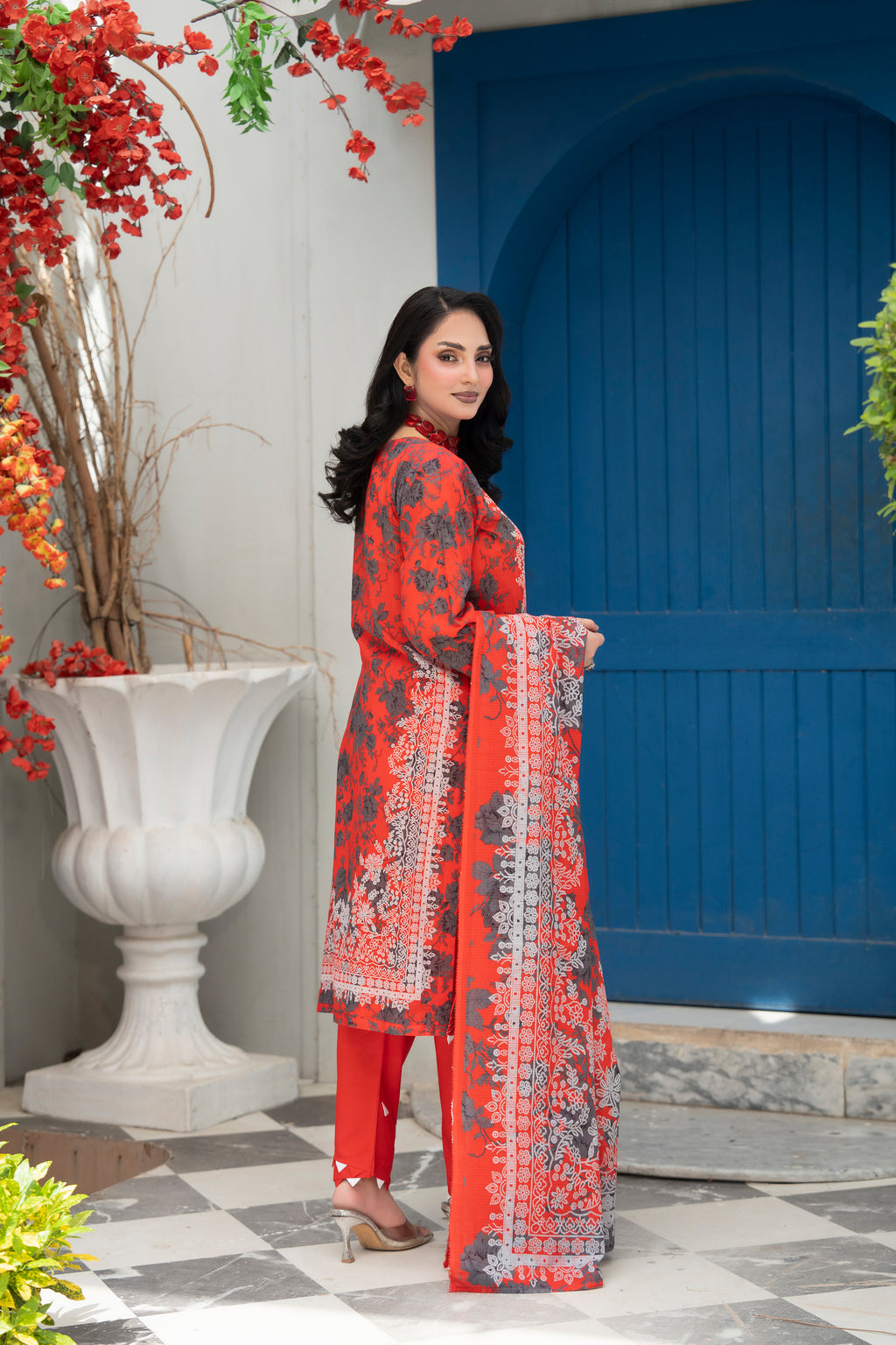 Bin Naeem Platinum Vol-69 Article 03 | 3 Piece Unstitched Lawn Suit