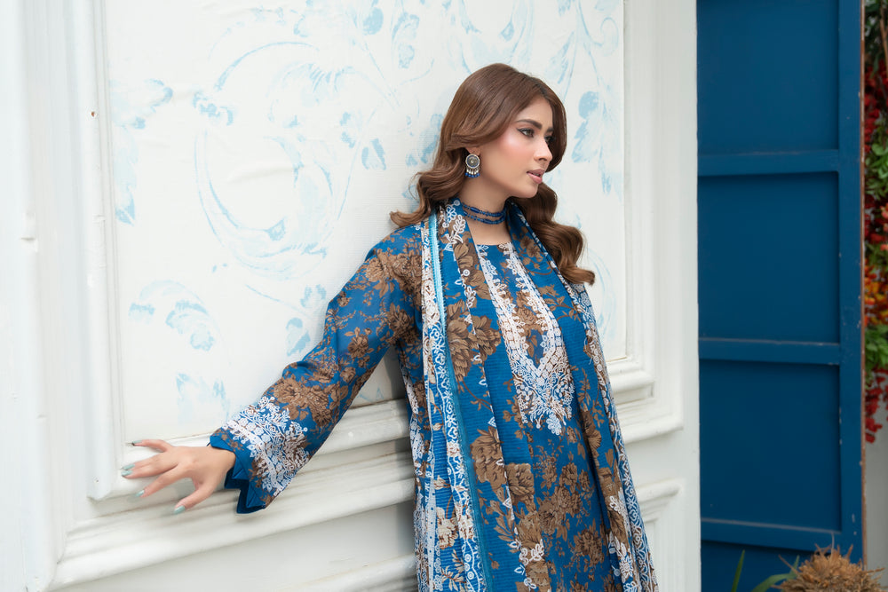 Bin Naeem Platinum Vol-69 Article 04 | 3 Piece Unstitched Lawn Suit