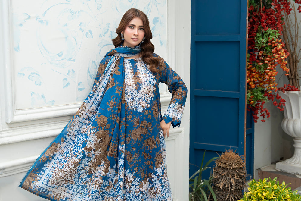 Bin Naeem Platinum Vol-69 Article 04 | 3 Piece Unstitched Lawn Suit