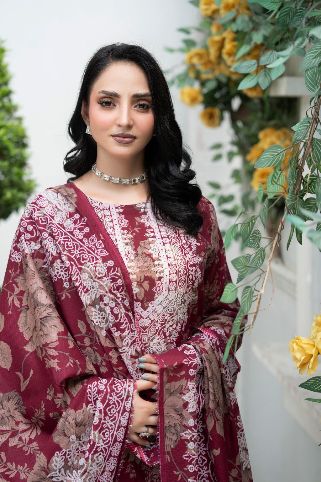 Bin Naeem Platinum Vol-69 Article 05 | 3 Piece Unstitched Lawn Suit