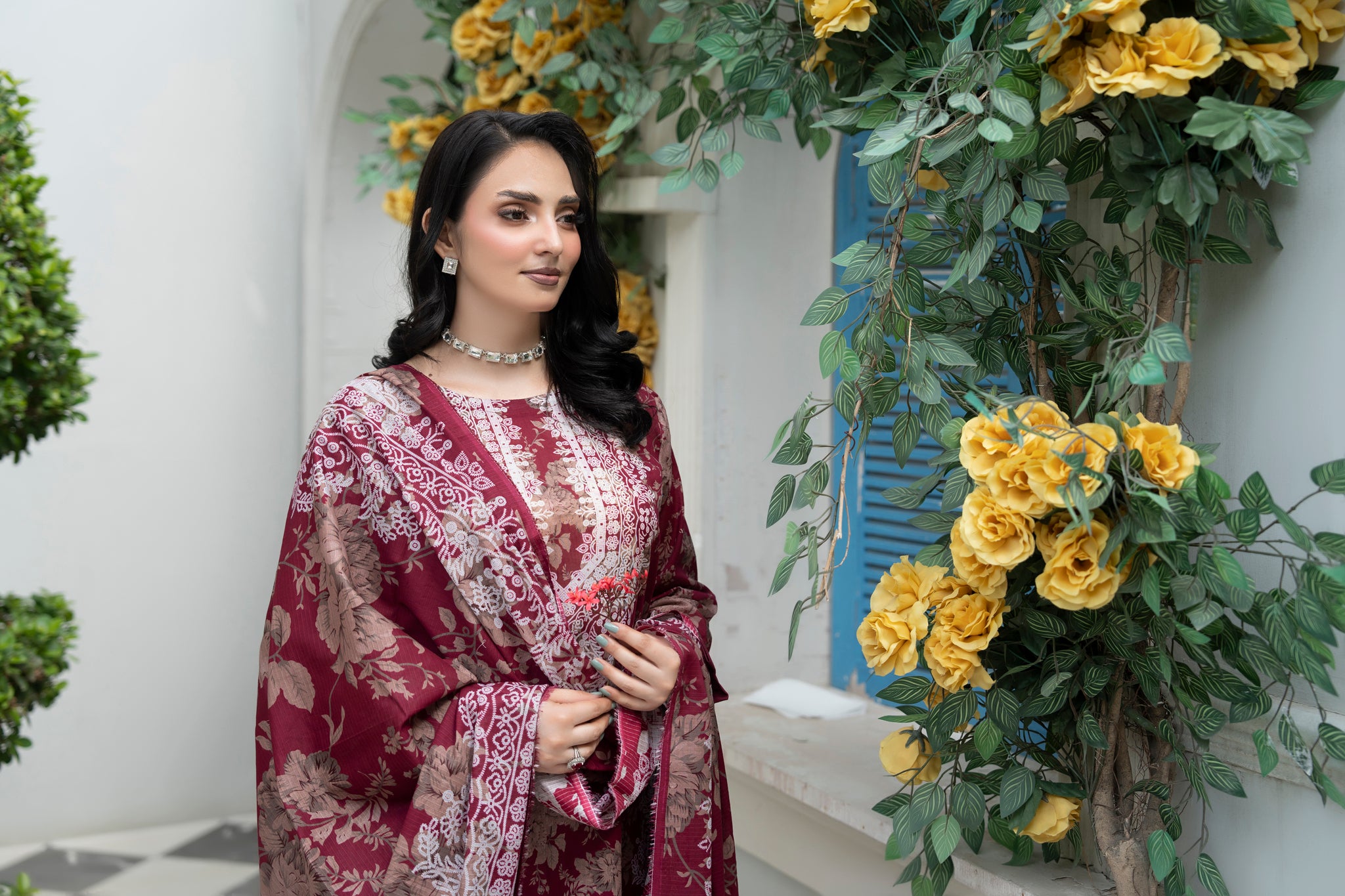 Bin Naeem Platinum Vol-69 Article 05 | 3 Piece Unstitched Lawn Suit