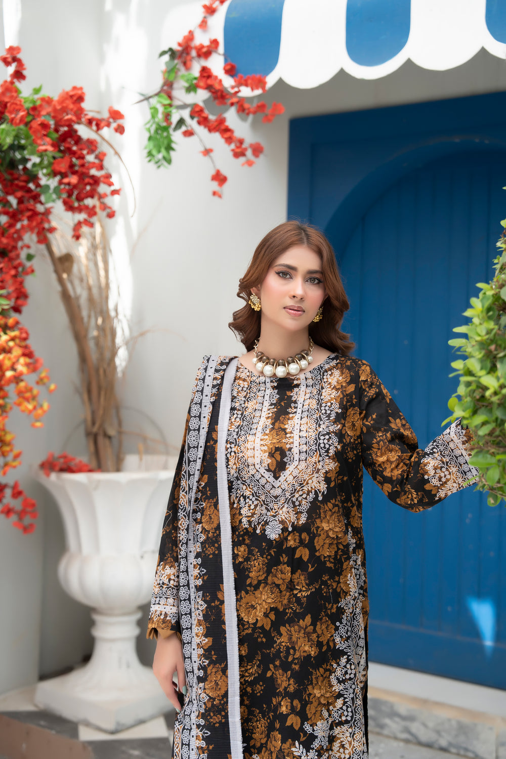 Bin Naeem Platinum Vol-69 Article 06 | 3 Piece Unstitched Lawn Suit