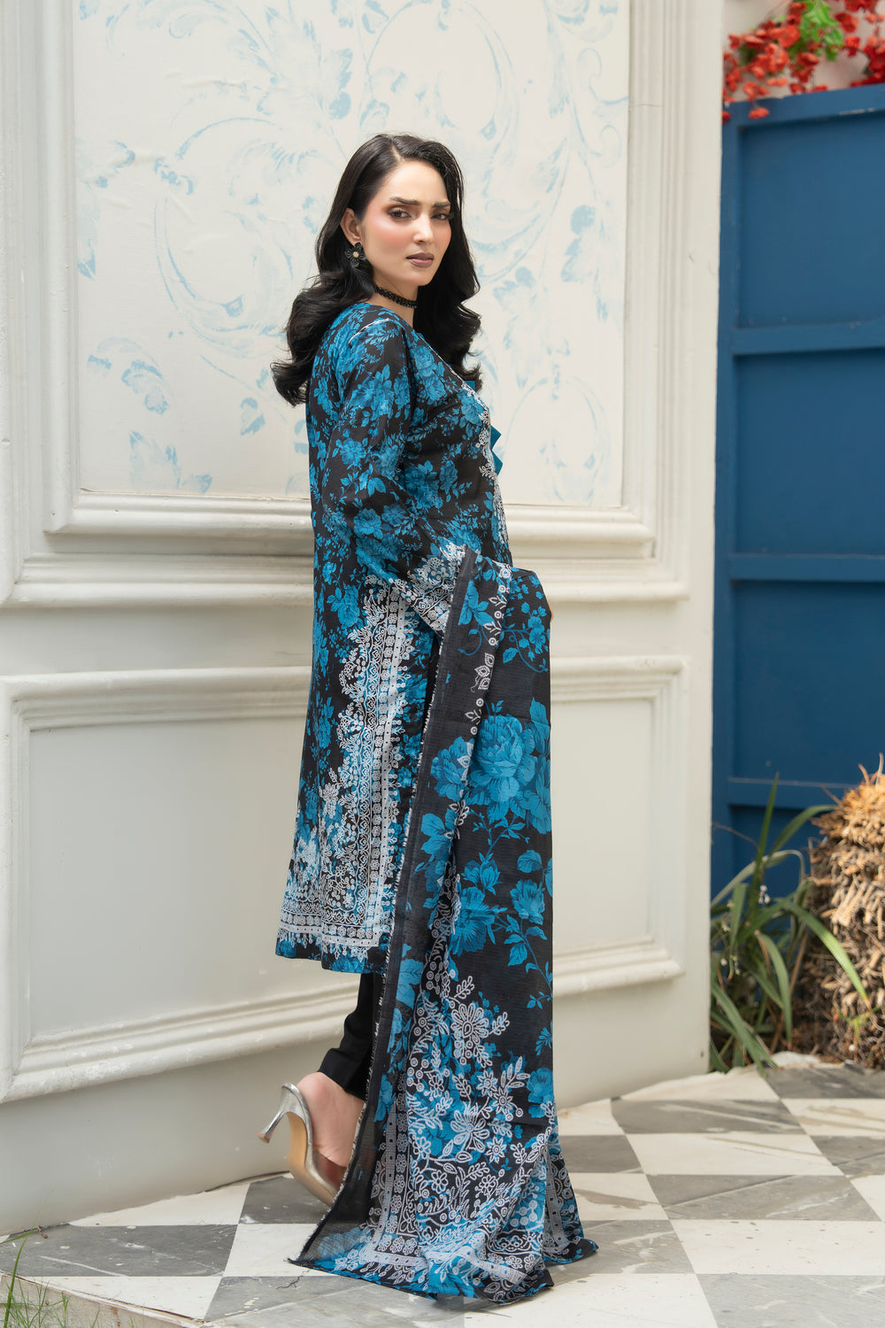 Bin Naeem Platinum Vol-69 Article 07 | 3 Piece Unstitched Lawn Suit