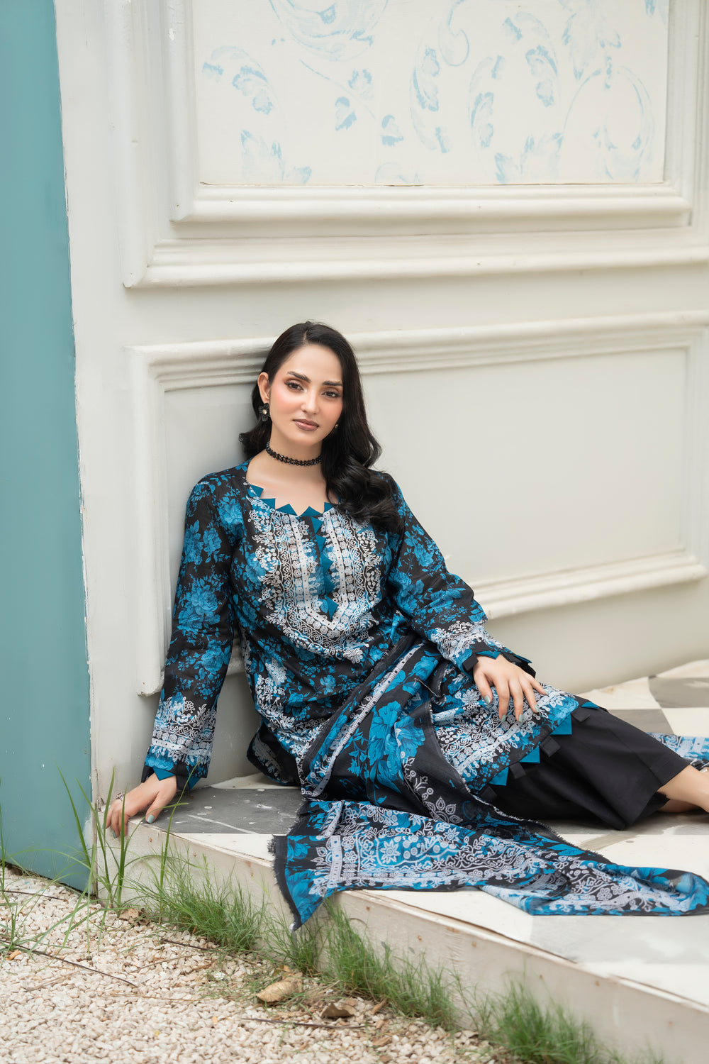 Bin Naeem Platinum Vol-69 Article 07 | 3 Piece Unstitched Lawn Suit