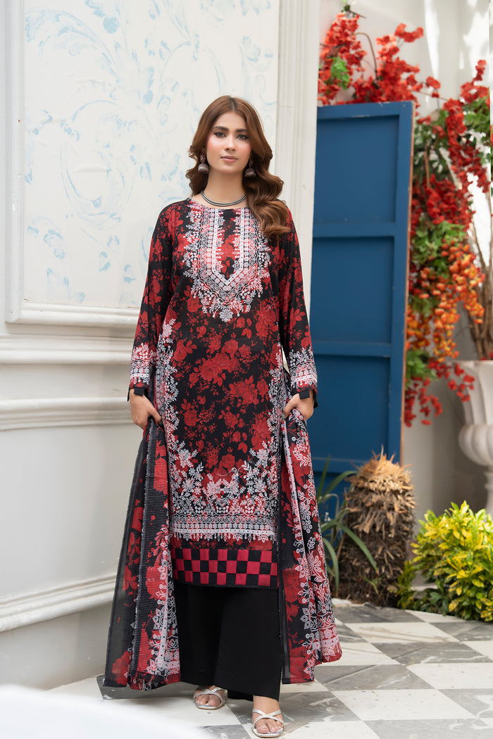 Bin Naeem Platinum Vol-69 Article 08 | 3 Piece Unstitched Lawn Suit